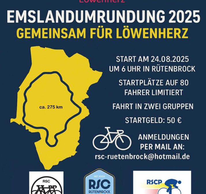 Einladung: Emslandumrundung für den guten Zweck